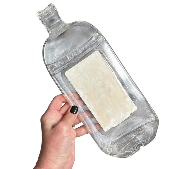 Ketel One Vodka Bottle Melted Glass Flat Serving Tray Bar Decor Cheese Crackers - Picture 6 of 10